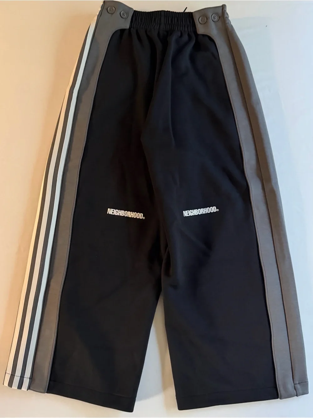 Y-3 Yohji Yamamoto NEIGHBORHOOD Adidas Sweatpants Men XXS BAGGY CROPPED Tearaway